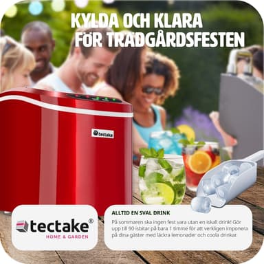 tectake Ismaskin - röd