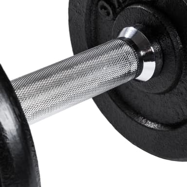 tectake Hantel förkromad - 30 kg