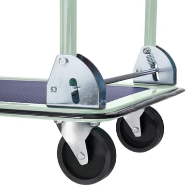 tectake Plattformsvagn hopfällbar max 150 kg - vit