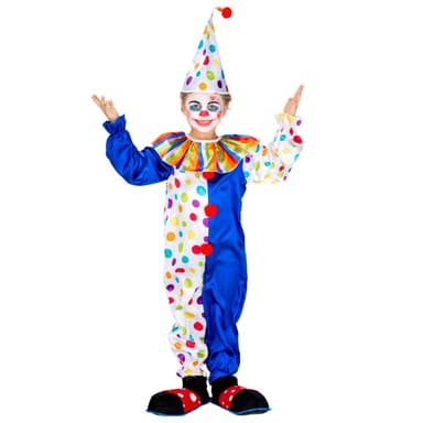 tectake Clowndräkt för barn Clownen Jux