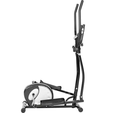 tectake Crosstrainer i aluminium - svart