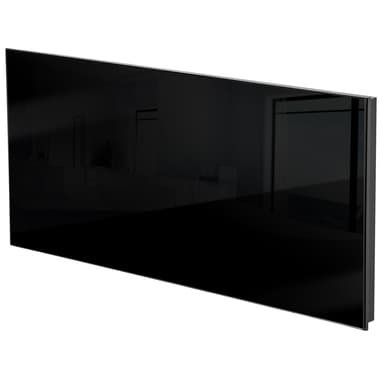 tectake Infravärme glas - 850 W, svart
