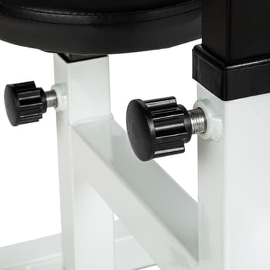 tectake Curlbänk - svart/vit