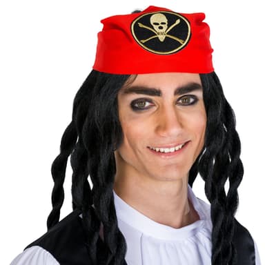 tectake Maskeraddräkt för herr Råbarkad Piratkapten