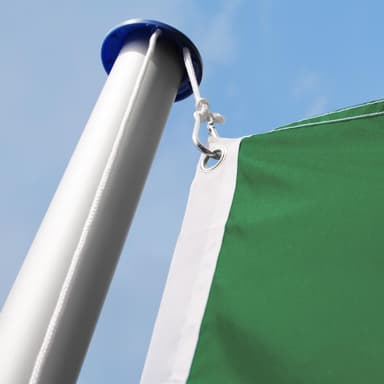 tectake Flaggstång i aluminium - Italien