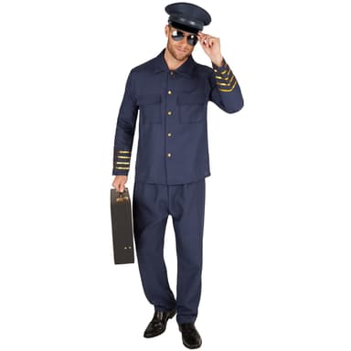 tectake Maskeraddräkt Herr Pilot
