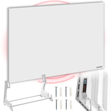 tectake Infravärmare med termostat och tippskydd - 700 W