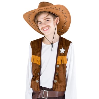 tectake Maskeraddräkt Pojke Cowboy Luke