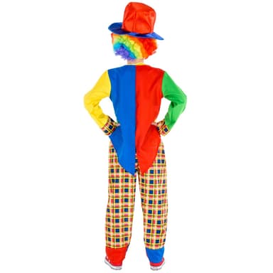 tectake Maskeraddräkt Barn Clown Galenpanna