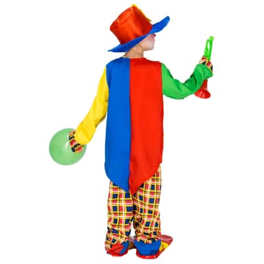 tectake Maskeraddräkt Barn Clown Galenpanna