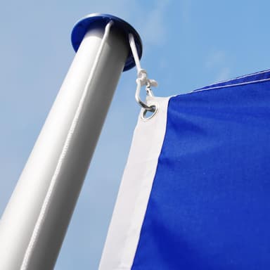 tectake Flaggstång i aluminium - Europa