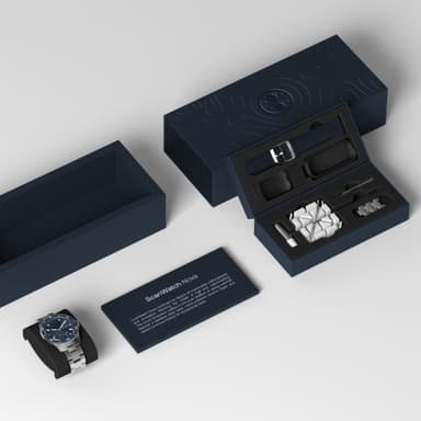 Withings ScanWatch Nova hybridklocka 42 mm (blå)