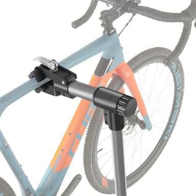 tectake Reparationsställning för cykel med verktygsförvaring - svart