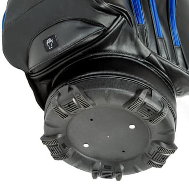 tectake Golfset inkl. Golfbag med 13 golfklubbor - blå