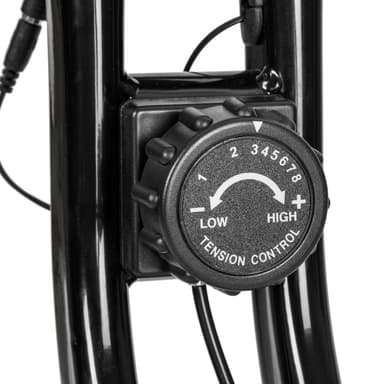 tectake Motionscykel FitX-Bike, hopfällbar med träningsdator - 113 x 43 x 80 cm