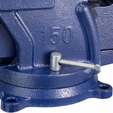tectake Skruvstycke med städ 360° vridbart - 165 mm