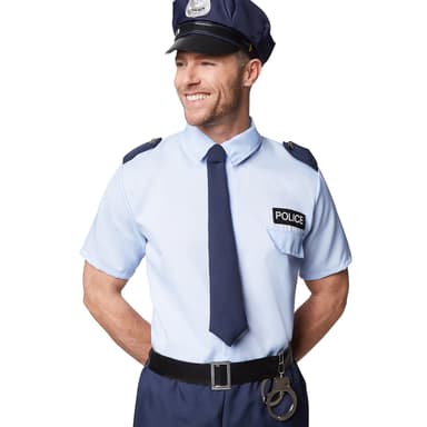 tectake Maskeraddräkt Herr Polis Kommissarie