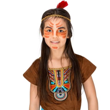 tectake Maskeraddräkt Indianflickan Lilla räven