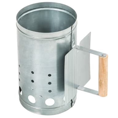 tectake Grilltändare med värmeskydd - silver