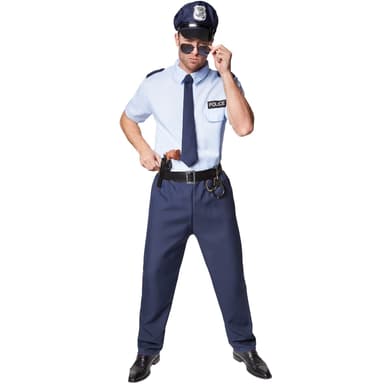 tectake Maskeraddräkt Herr Polis Kommissarie