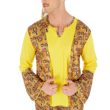 tectake Maskeraddräkt Herr Hippie Franco