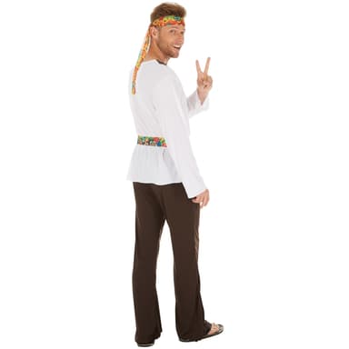 tectake Maskeraddräkt Herr Hippie Jimmy