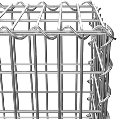 tectake Gabioner Stenkorg Gabionkorg med maskstorlek 5x10cm - 100 x 30 x 50 cm