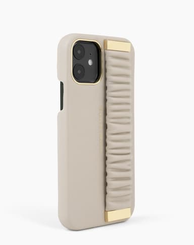 Statement Case iPhone 12/12P Ruffle Cream-Top-Hd