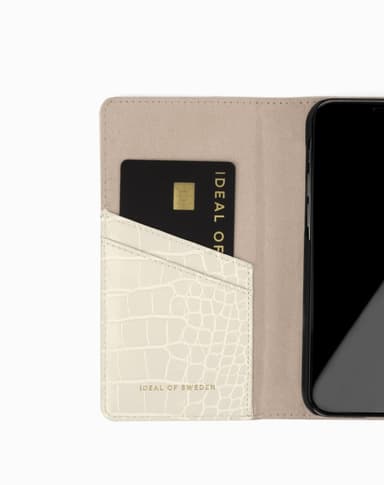 Cora Phone Wallet Galaxy S22P Beige Croco