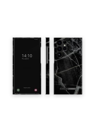 Printed Case Galaxy S23U Black Thunder Marble