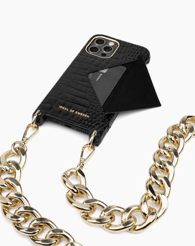 Necklace Case iPhone 12 PRO MAX Neo Noir Croco