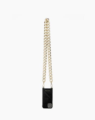 Necklace Case iPhone 12 PRO MAX Neo Noir Croco