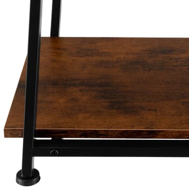 tectake Skrivbord Paisley 120x50x73,5cm - Industriellt mörkt trä, rustikt