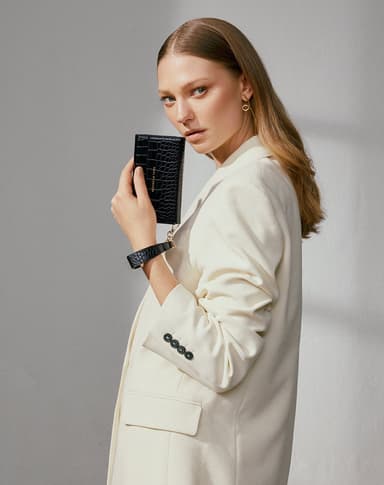 Signature Clutch iPhone 12 MINI Jet BlackCro