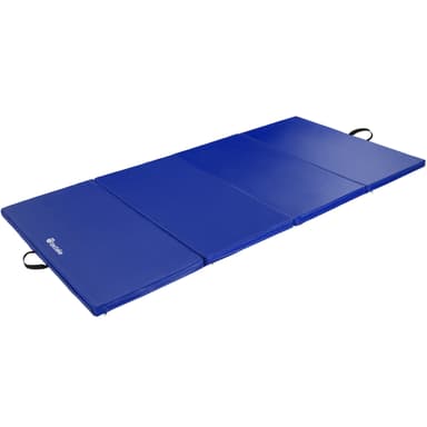 tectake Träningsmatta vikbar 240x120x5cm - blå