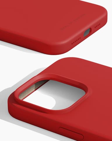 Silicone Case iPhone 14PM Red