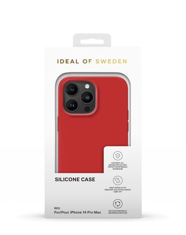 Silicone Case iPhone 14PM Red