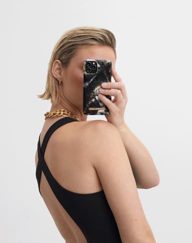 Printed Case iPhone 12 PRO MAXBlack Galaxy Mrb