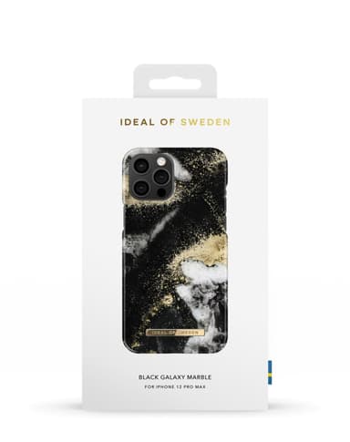 Printed Case iPhone 12 PRO MAXBlack Galaxy Mrb