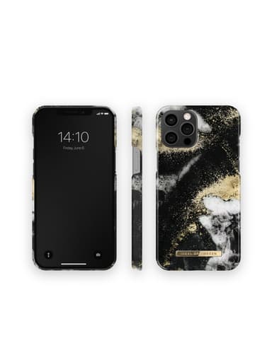 Printed Case iPhone 12 PRO MAXBlack Galaxy Mrb