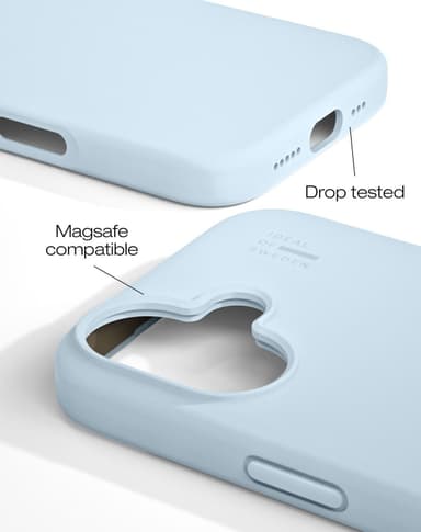 Silicone Case MagSafe iPhone 16 Light Blue