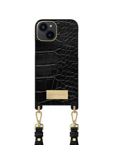 Atelier Necklace iPhone 13 Mini Black Croco