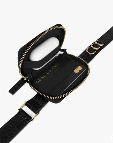 Atelier Necklace iPhone 13 Mini Black Croco