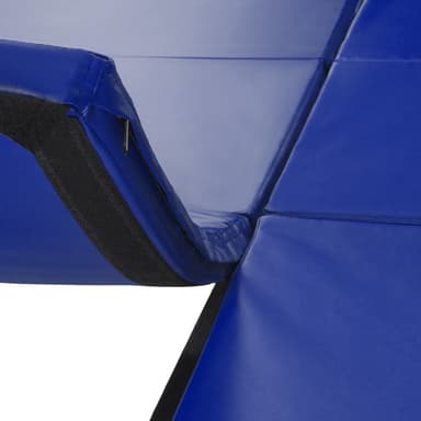tectake Träningsmatta vikbar 240x120x5cm - blå