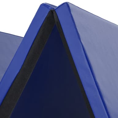 tectake Träningsmatta vikbar 240x120x5cm - blå