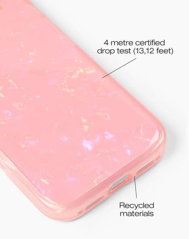 Pearlised Case iPhone 16 Pink