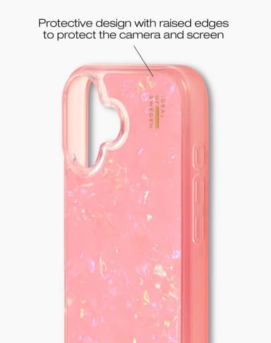 Pearlised Case iPhone 16 Pink
