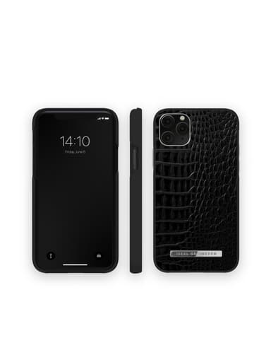 Atelier Case iPhone 11P/XS/X Neo Noir Croc Slvr