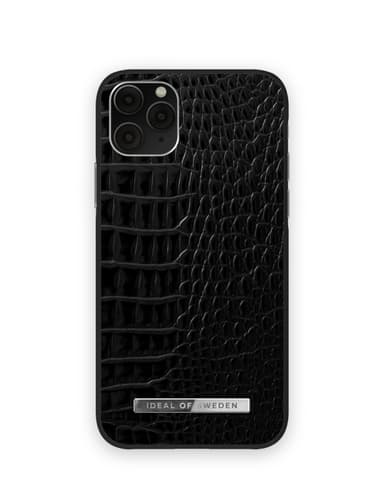 Atelier Case iPhone 11P/XS/X Neo Noir Croc Slvr