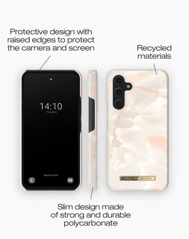 Printed Case Galaxy A54 Rose Pearl Marble